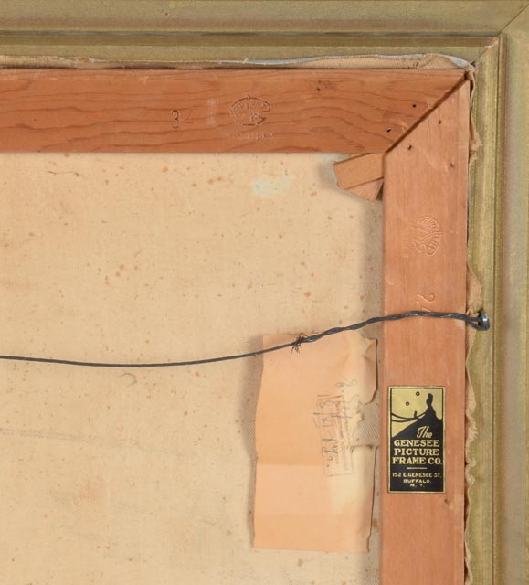 Signed Oil on Canvas Landscape Painting