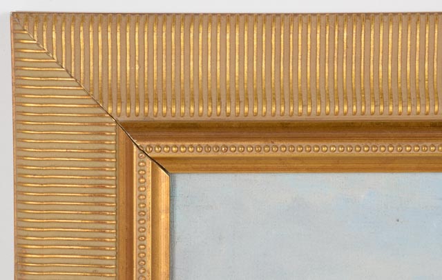 Chuck Fee Wong Oil Painting on Canvas "Bustling Pier"