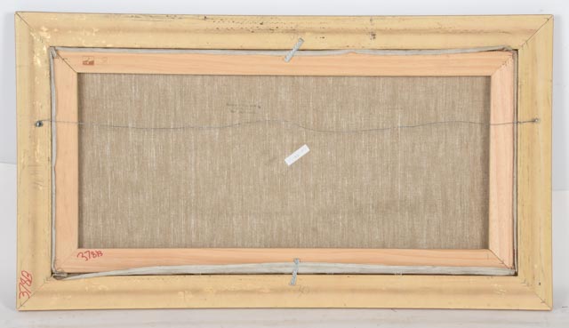 Chuck Fee Wong Oil Painting on Canvas "Bustling Pier"