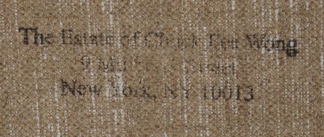 Chuck Fee Wong Oil Painting on Canvas "Bustling Pier"