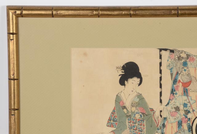 Ukiyo-e Woodblock Print "Tokugawa Ladies" by  Toyohara Chikanobu