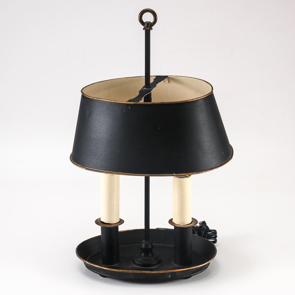 Black Iron Table Lamp