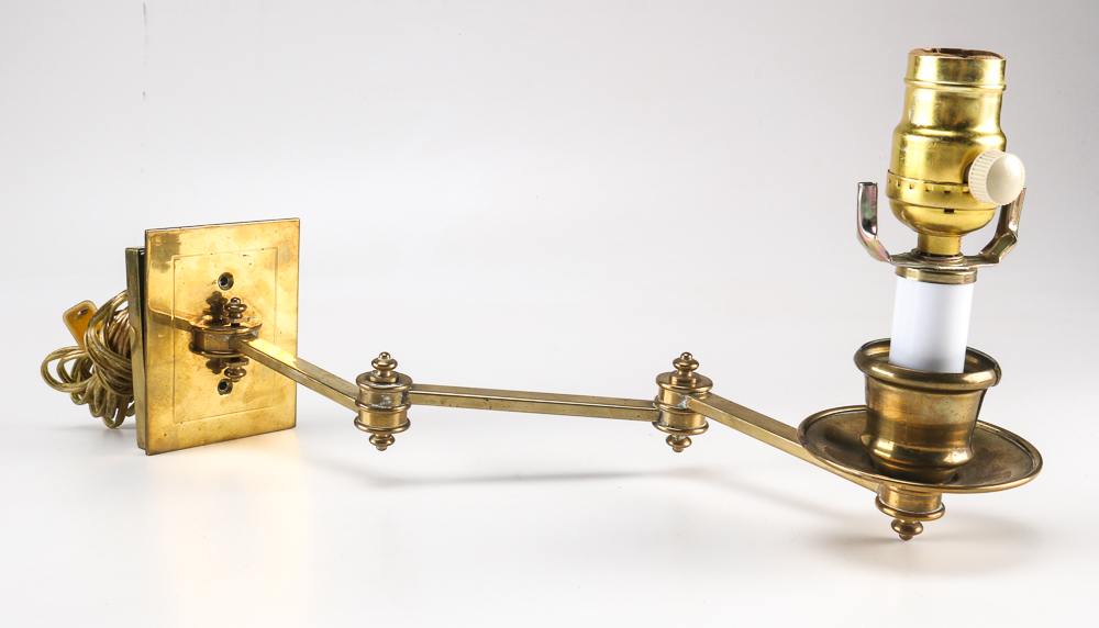 Pair of Wall Lamps with Shades