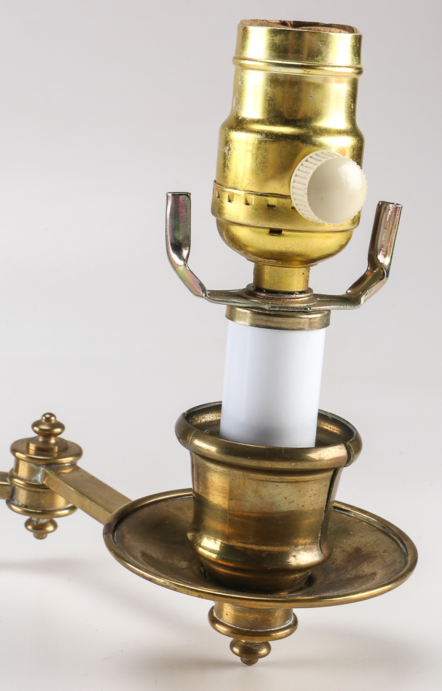 Pair of Wall Lamps with Shades