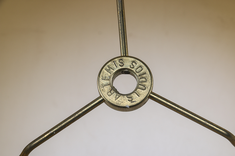 Pair of Artemis Studios Striped Lamp Shades