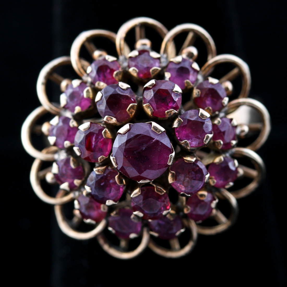10K Yellow Gold Ruby Ring