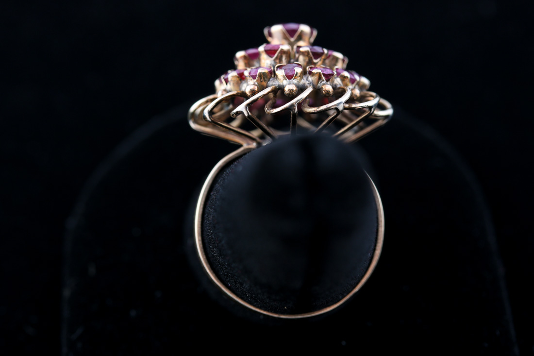 10K Yellow Gold Ruby Ring