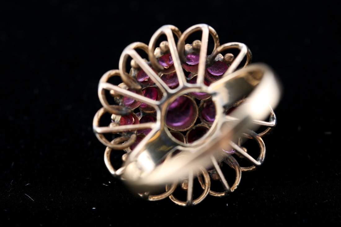 10K Yellow Gold Ruby Ring