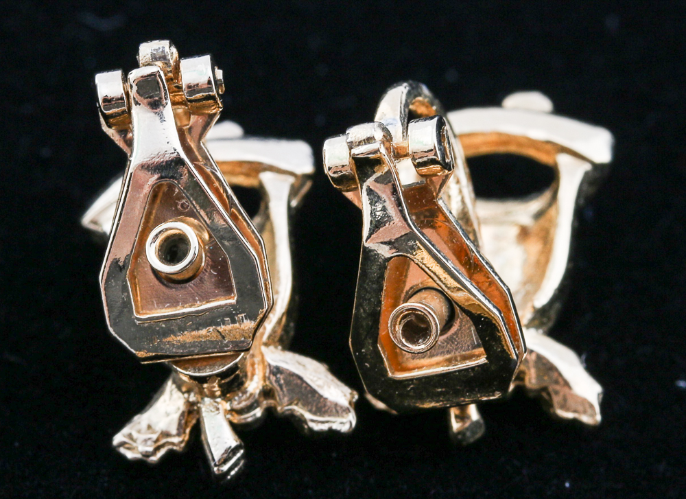 Assortment of Christmas Pins and Clip-On Earrings