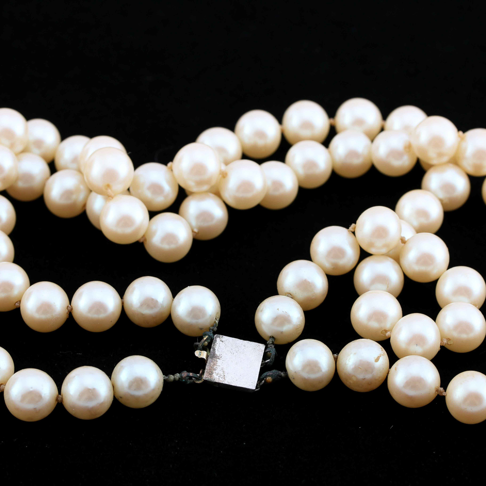 Collection of Faux Pearl Necklaces