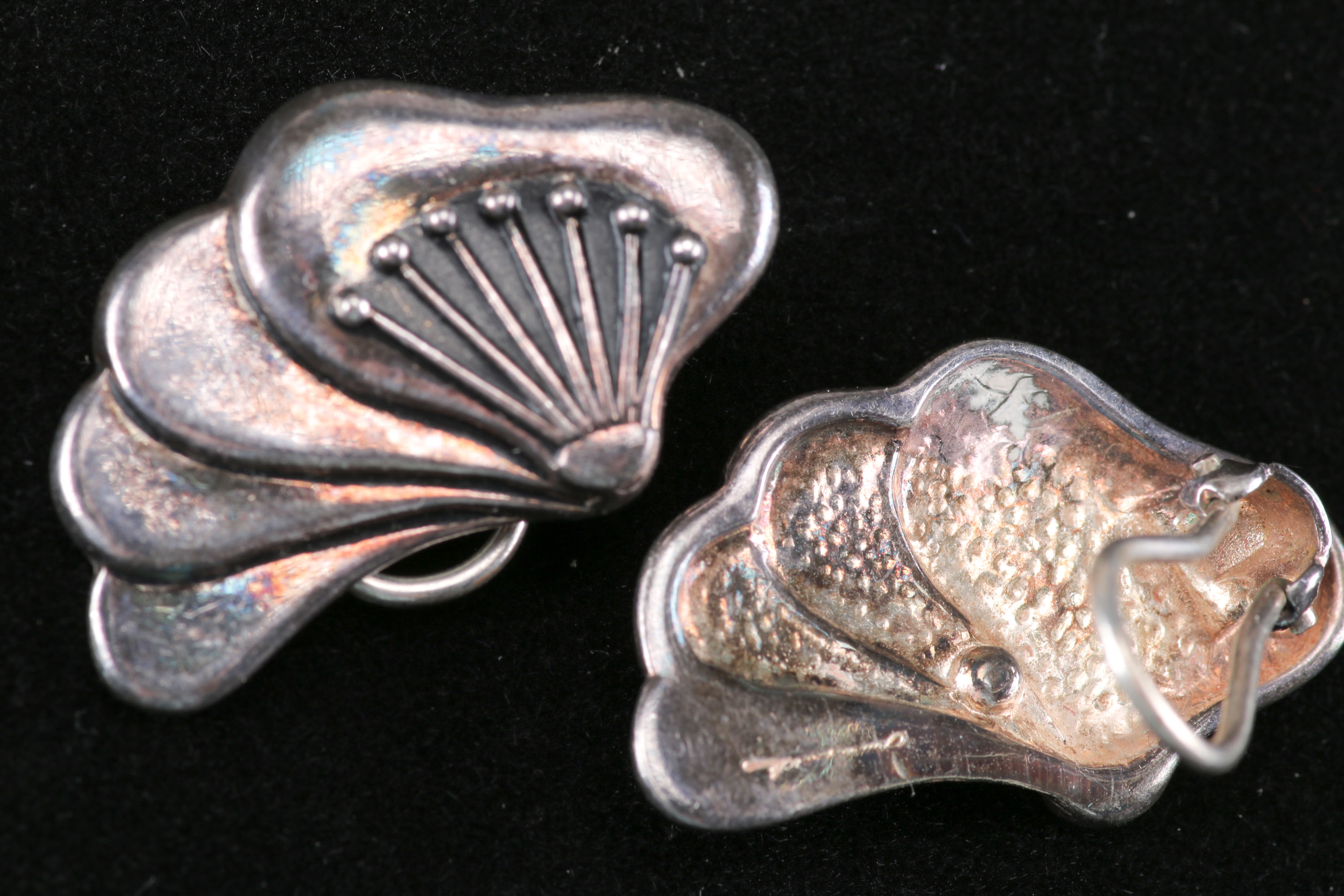 Collection of Silver Tone Costume Earrings