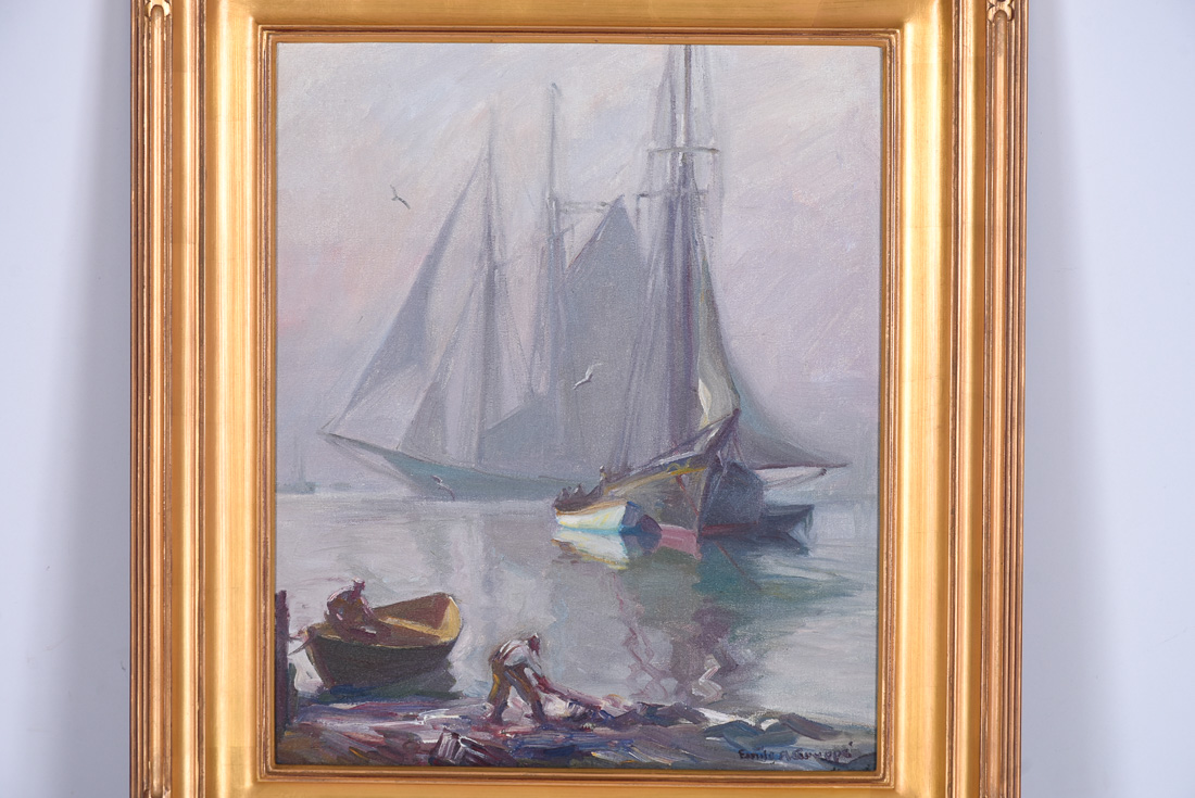 Emile A. Gruppe Signed Oil Painting