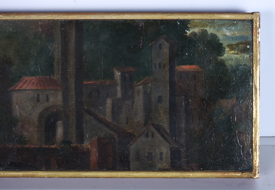 Anthony J. Sisti Oil Tuscan Scene Painting