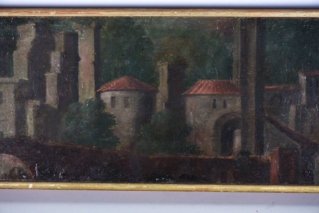 Anthony J. Sisti Oil Tuscan Scene Painting