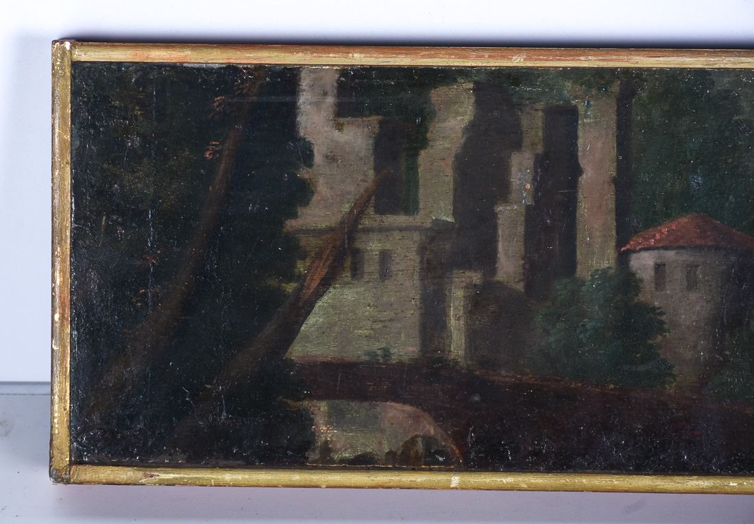 Anthony J. Sisti Oil Tuscan Scene Painting