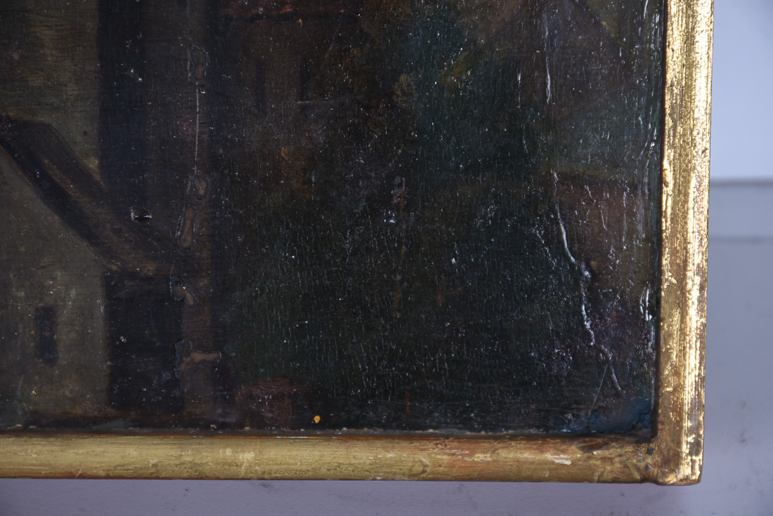 Anthony J. Sisti Oil Tuscan Scene Painting