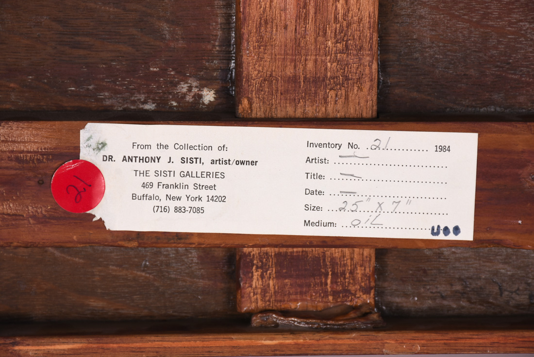 Anthony J. Sisti Oil Tuscan Scene Painting