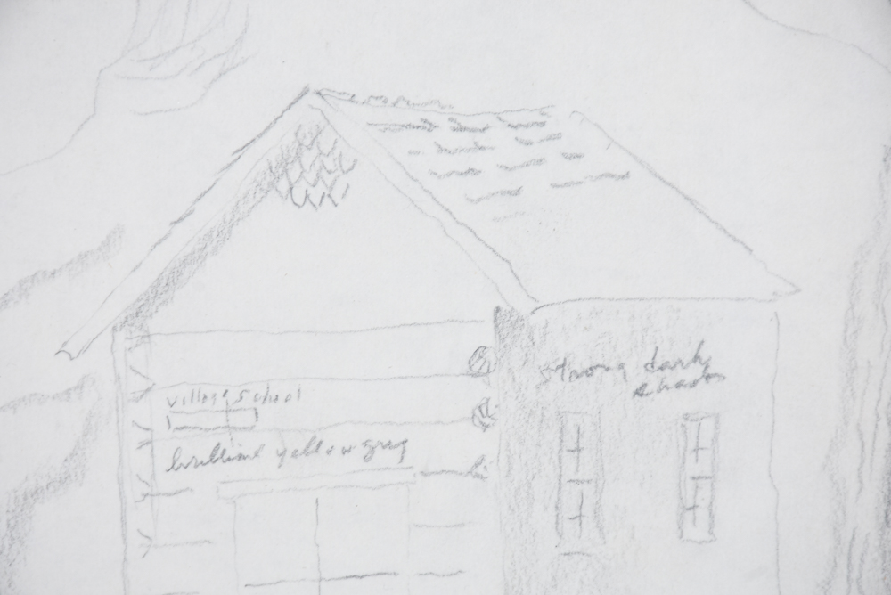 Charles Burchfield Original Graphite on Paper Sketch