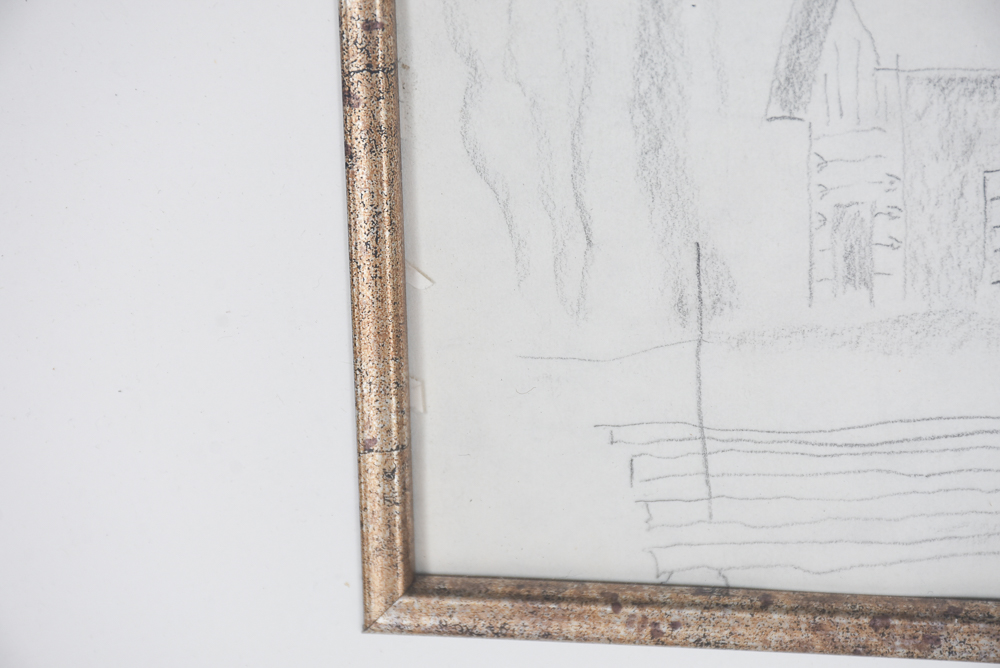 Charles Burchfield Original Graphite on Paper Sketch