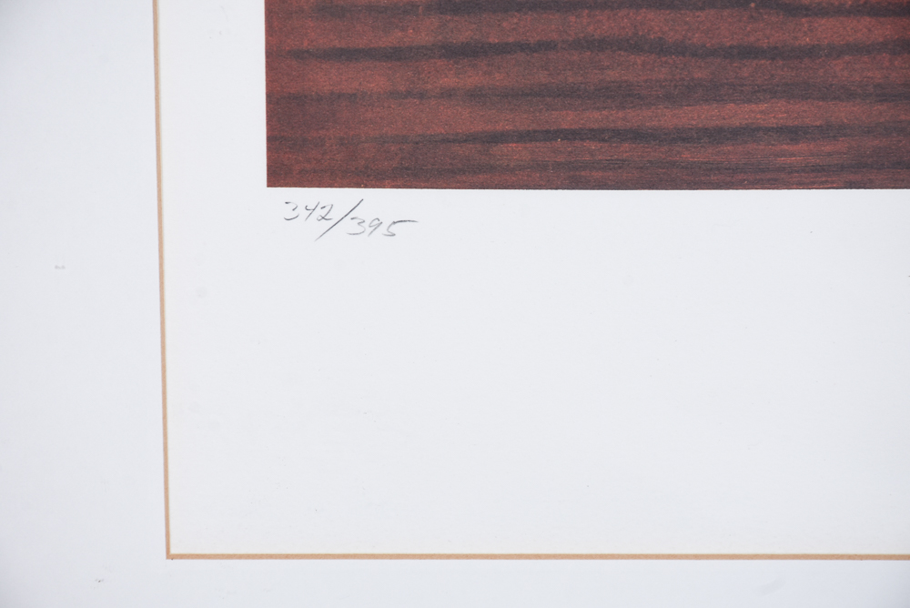 Dali Signed Limited Edition Photo Lithograph Print "Les spoutniks astiques élasticots statistiques"