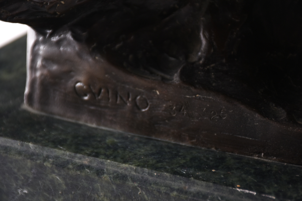 Posthumously Cast Renoir-Guino Bronze "Leda and the Swan"