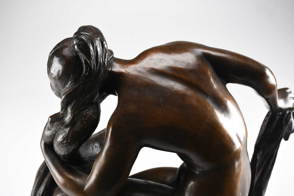 Posthumously Cast Renoir-Guino Bronze "Leda and the Swan"