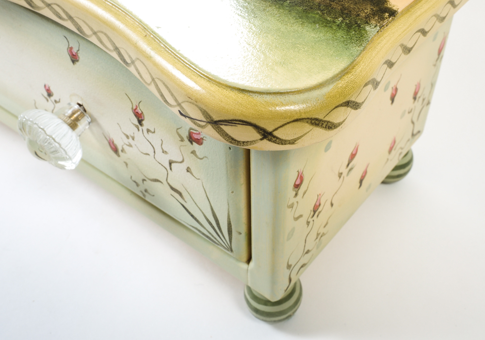 Gracey Knight Ltd. Tabletop Mirror with Drawer