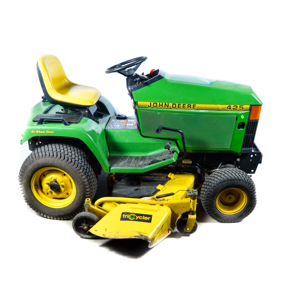 John Deere Riding Mower with Mulching Capability