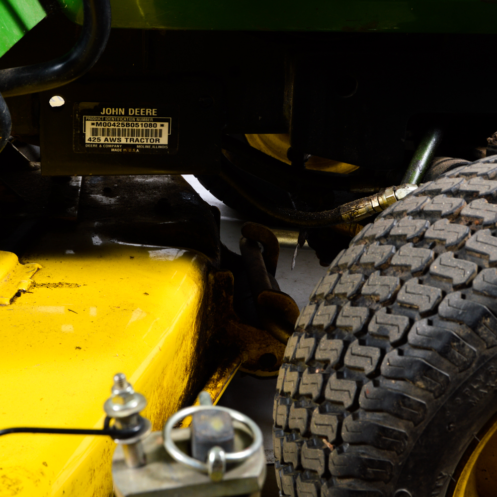 John Deere Riding Mower with Mulching Capability