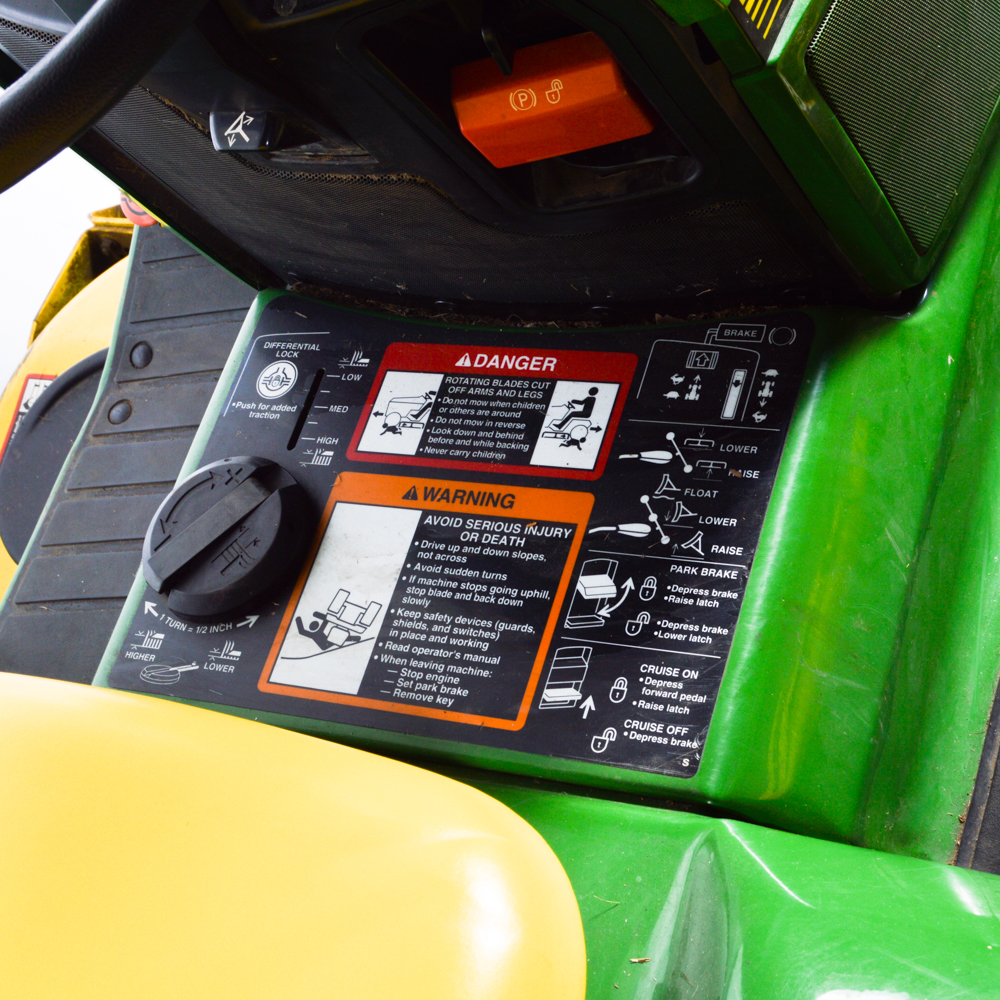 John Deere Riding Mower with Mulching Capability