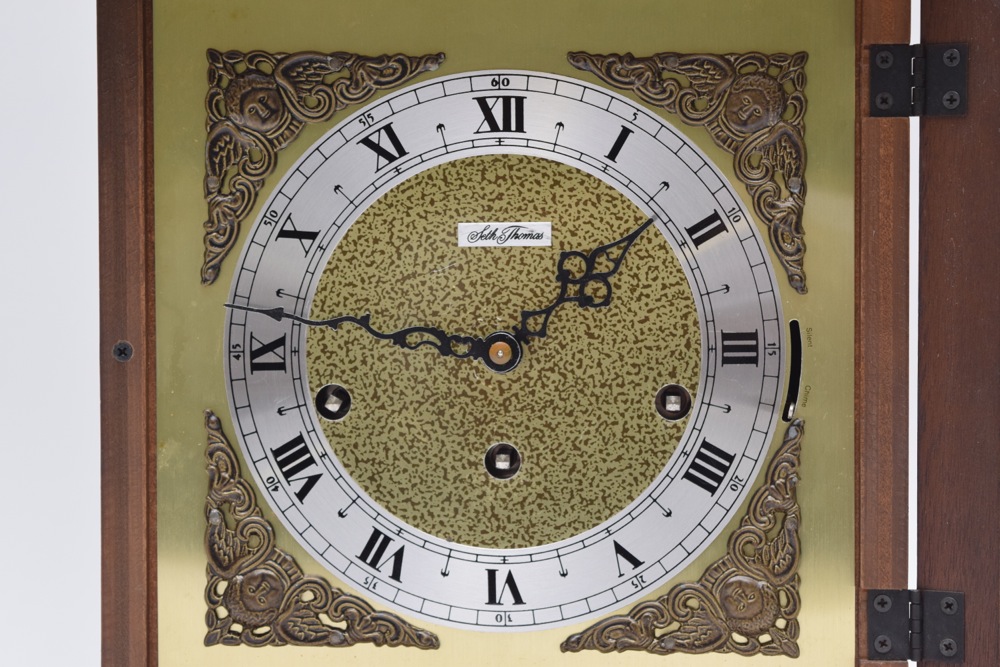 Seth Thomas Legacy 3W Mantel Clock With Original Manual