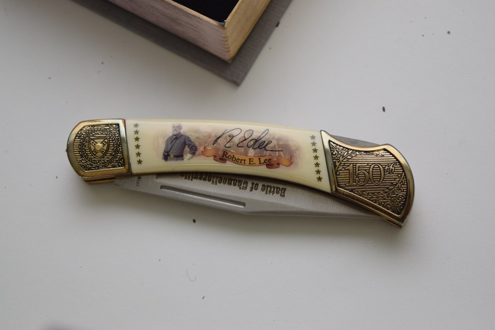 American Mint Civil War Pocket Knife and US Commemorative Gallery Civil War Materials