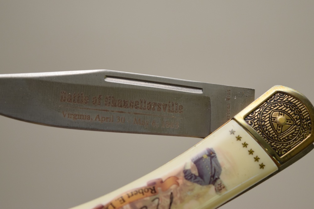 American Mint Civil War Pocket Knife and US Commemorative Gallery Civil War Materials