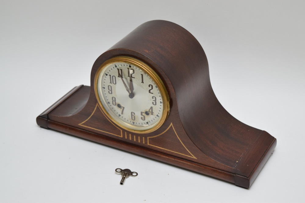 1940 Plymouth Tambour Mantel Clock