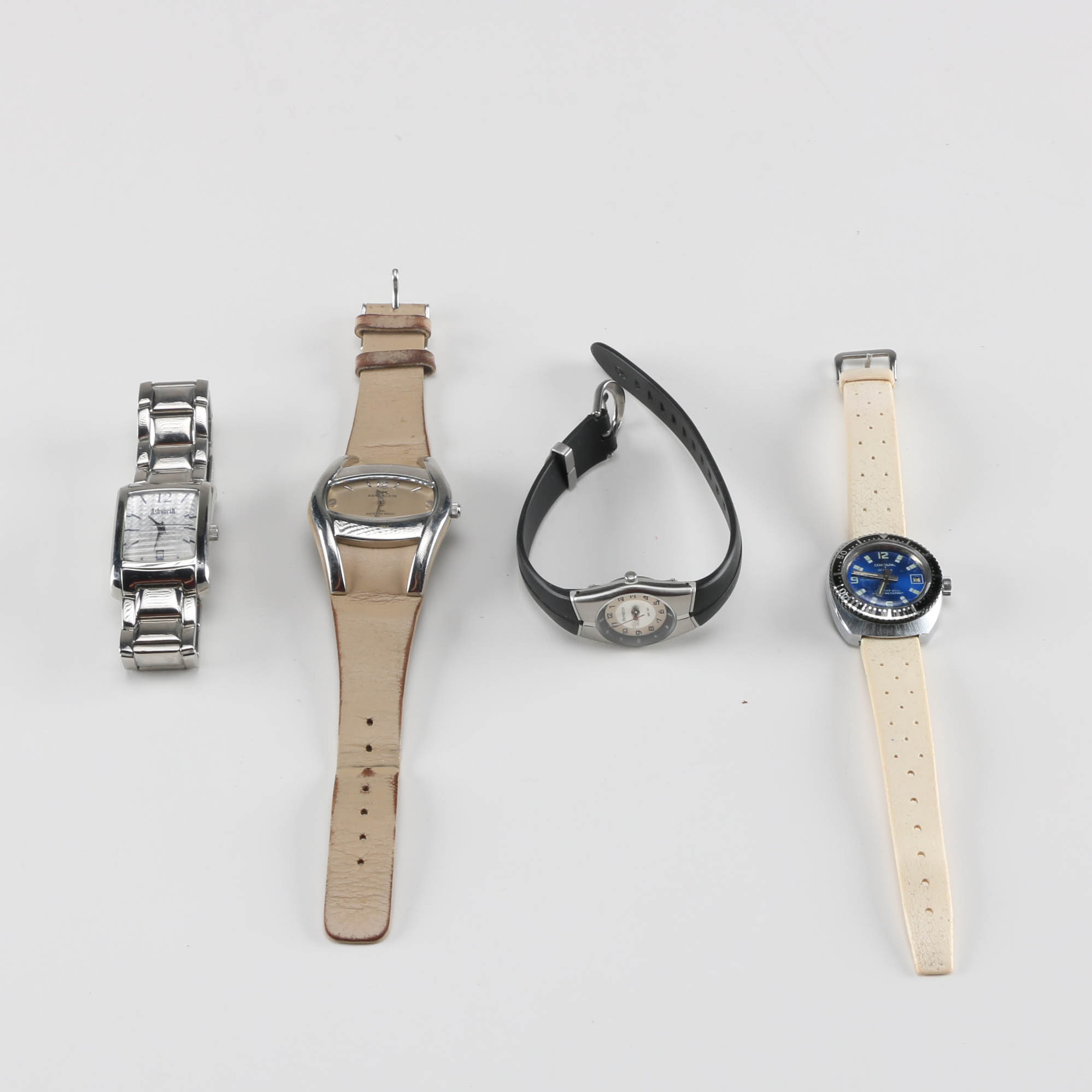 Group of Wrist Watches Including a Vintage Self-Winding Cordura "Sea Gull"