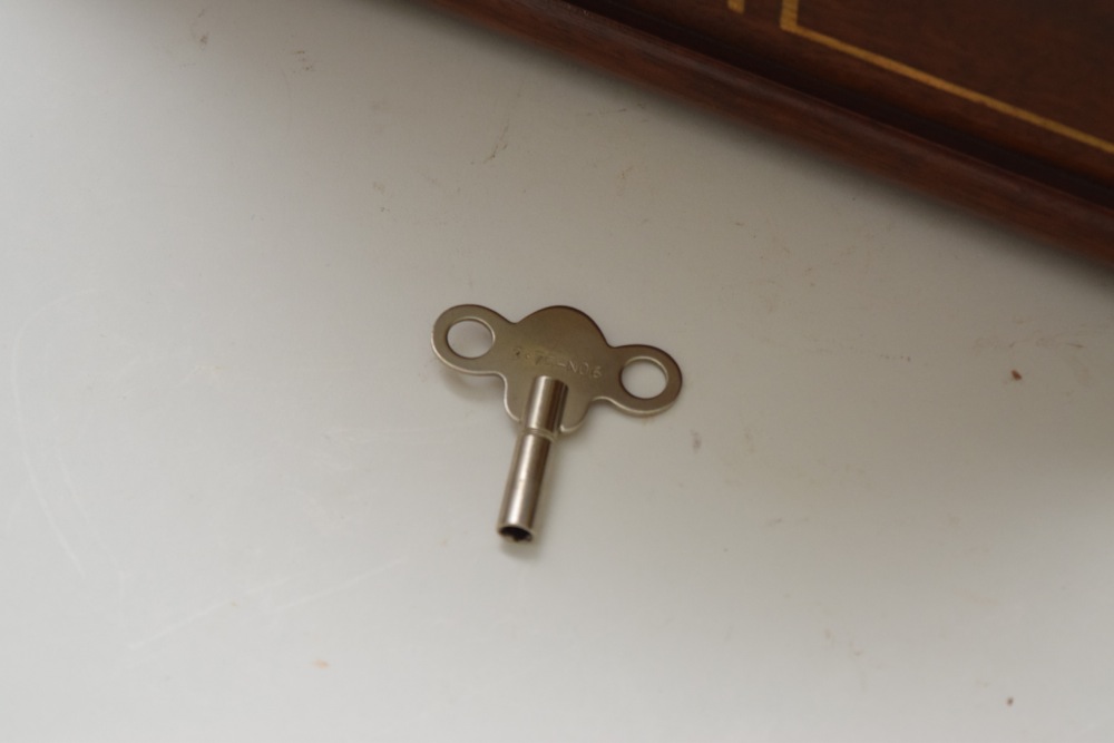 1940 Plymouth Tambour Mantel Clock