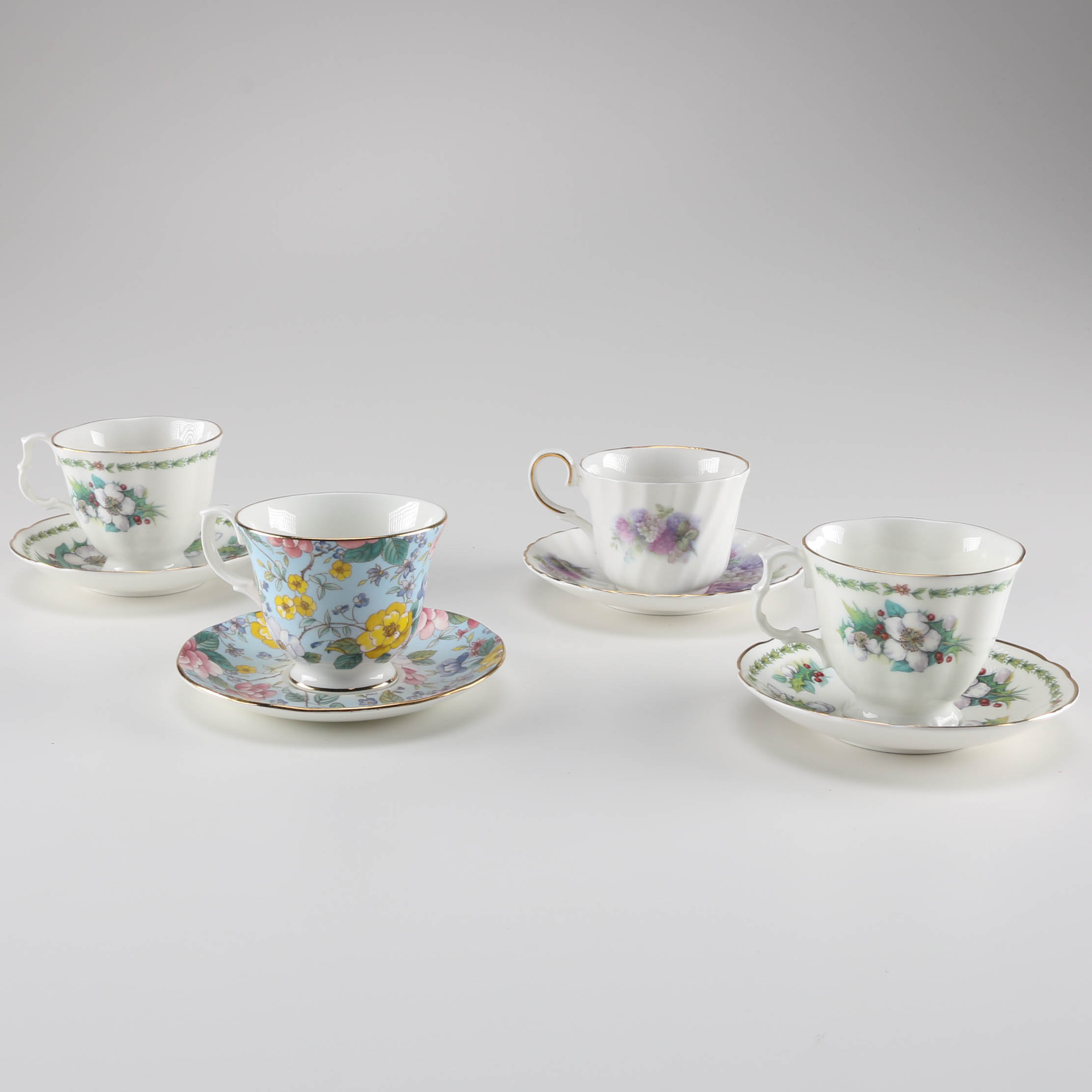 Collection of Teacups and Saucers