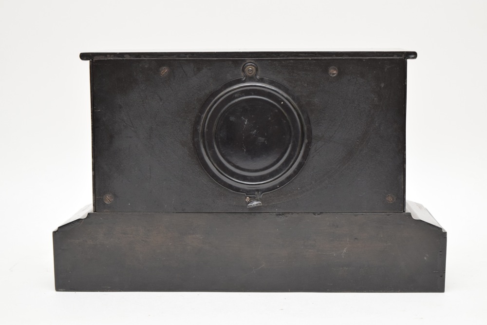 Antique Ansonia Metal Case Mantel Clock