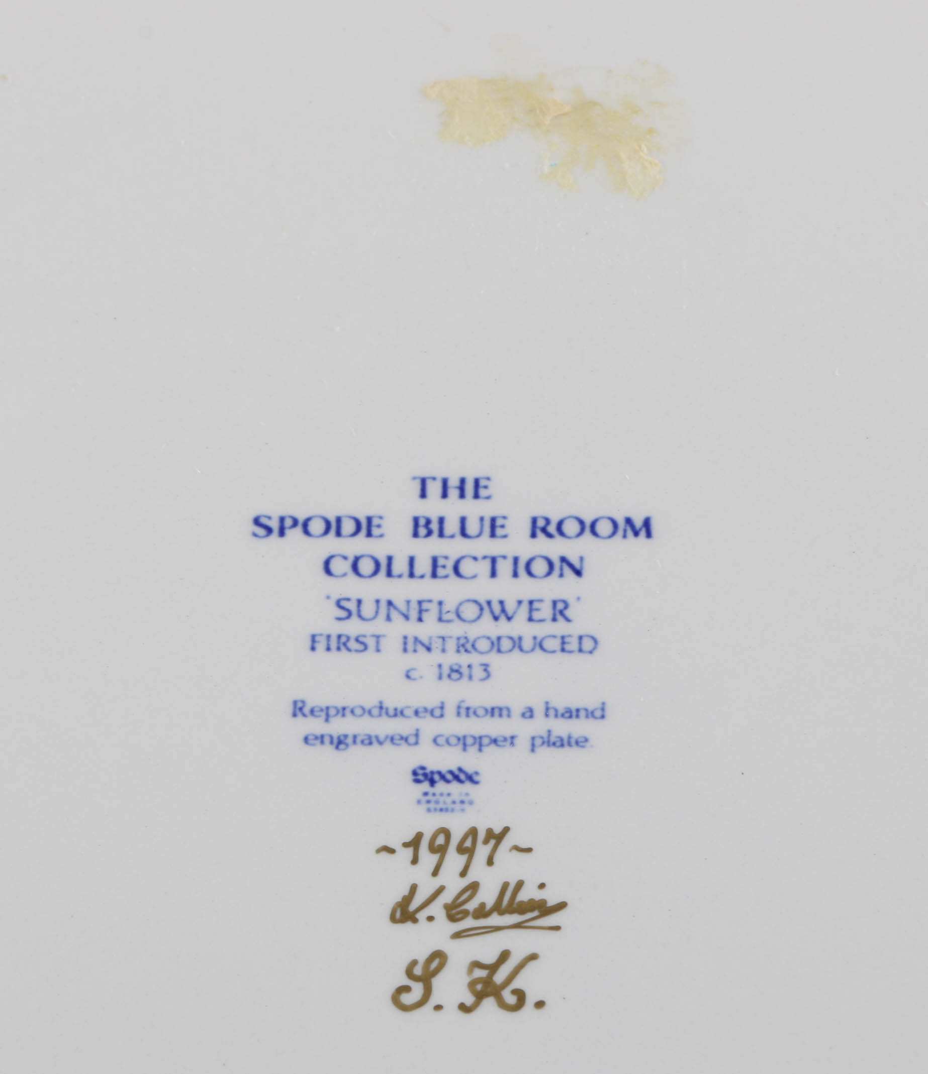 Blue and White Porcelain Plates and Teacup