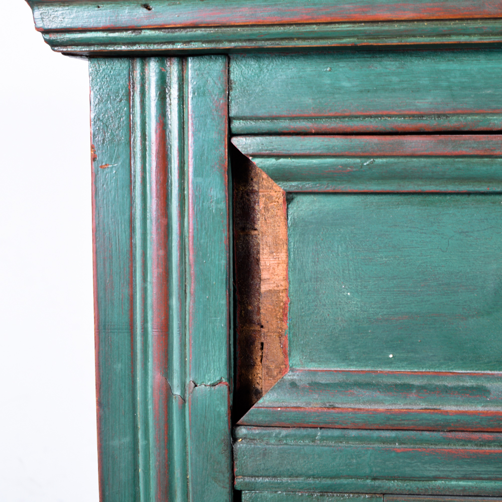 Vintage Breakfront Sideboard with Carved Doors