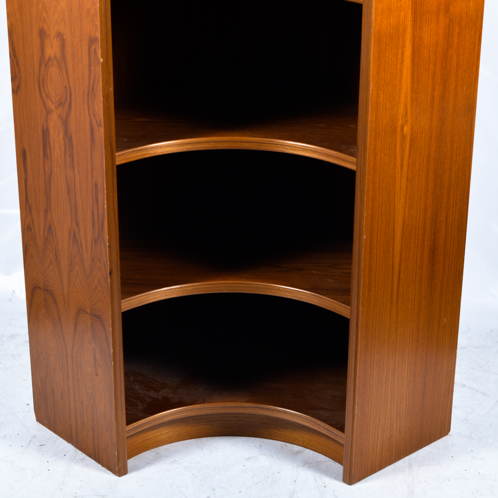 Late 20th Century Corner Bookcase
