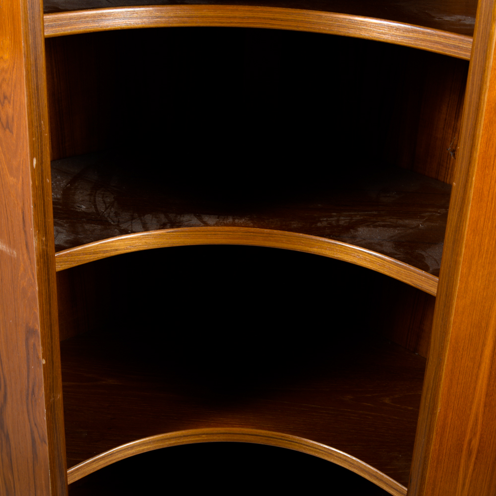 Late 20th Century Corner Bookcase