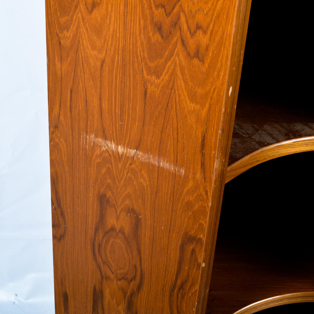 Late 20th Century Corner Bookcase