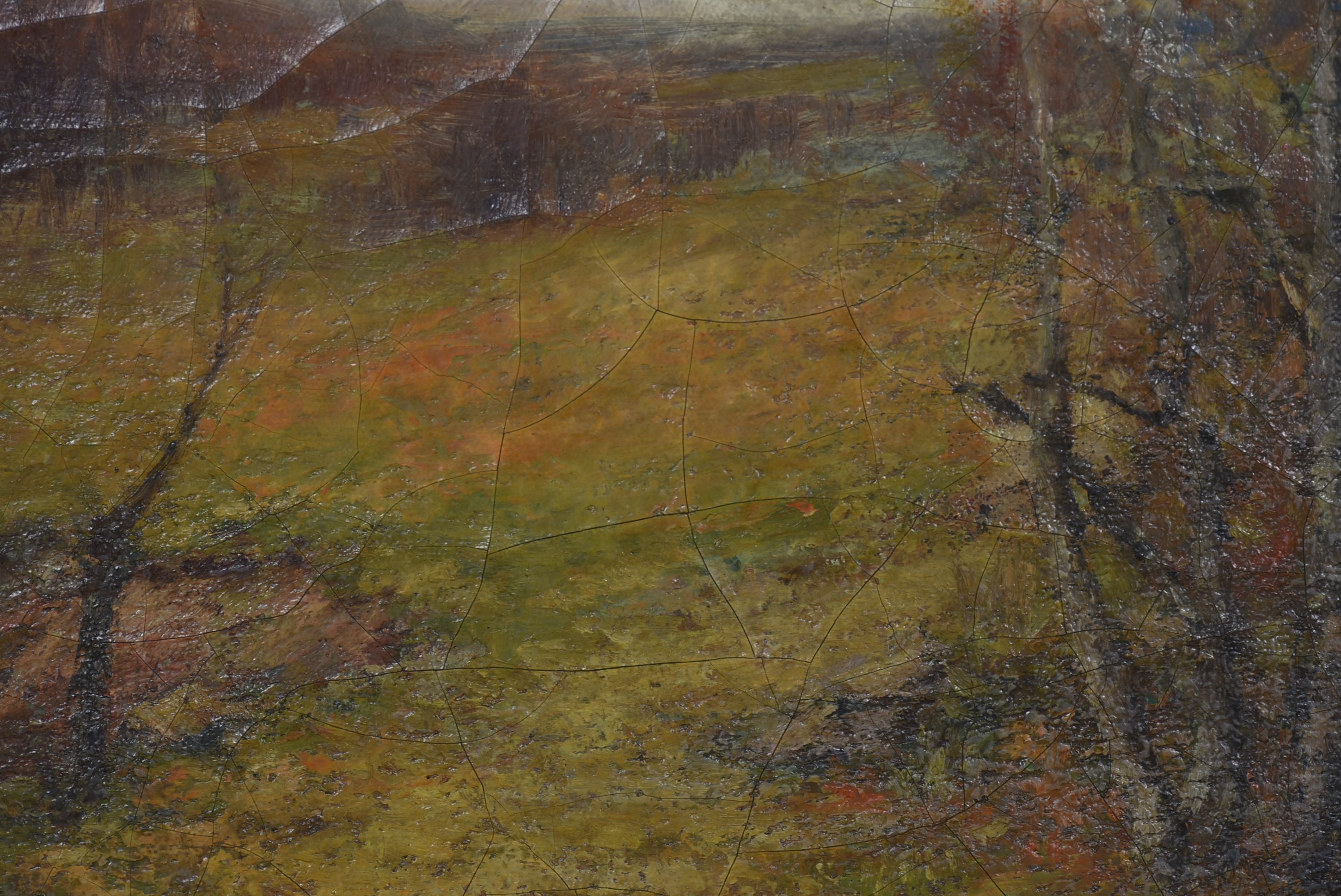 Original Oil on Canvas Tonal Landscape