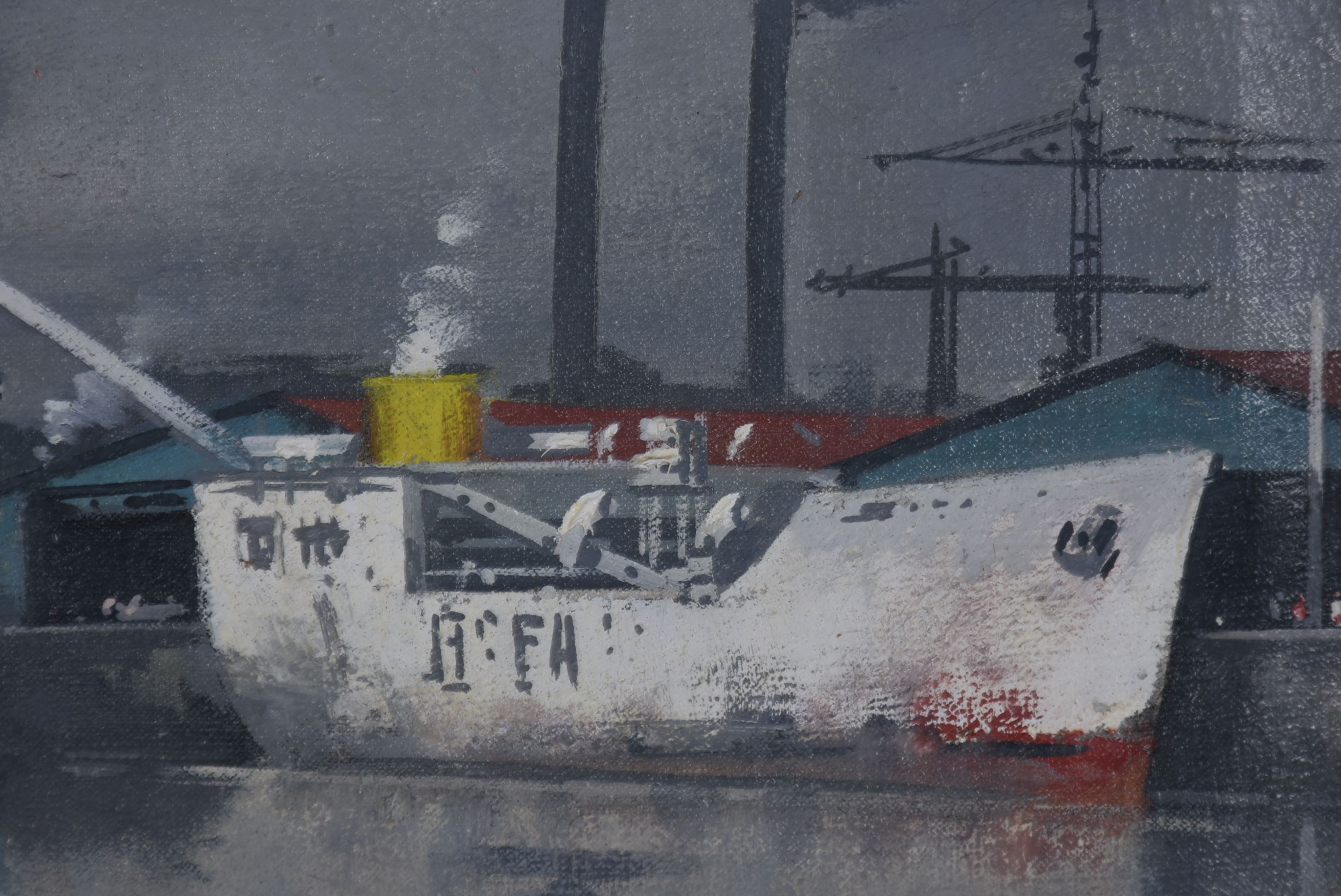 Gabriel Marc Louis Ferro Signed Oil Painting on Canvas