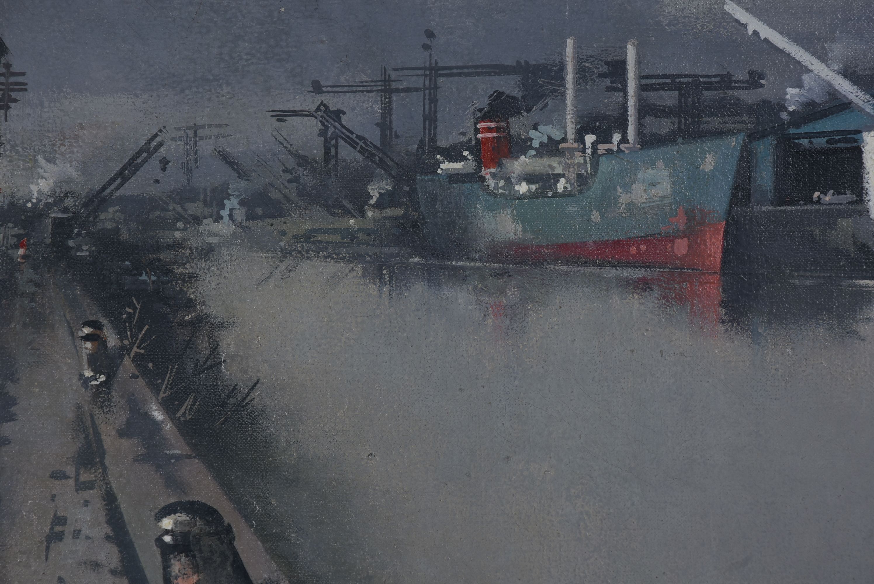 Gabriel Marc Louis Ferro Signed Oil Painting on Canvas