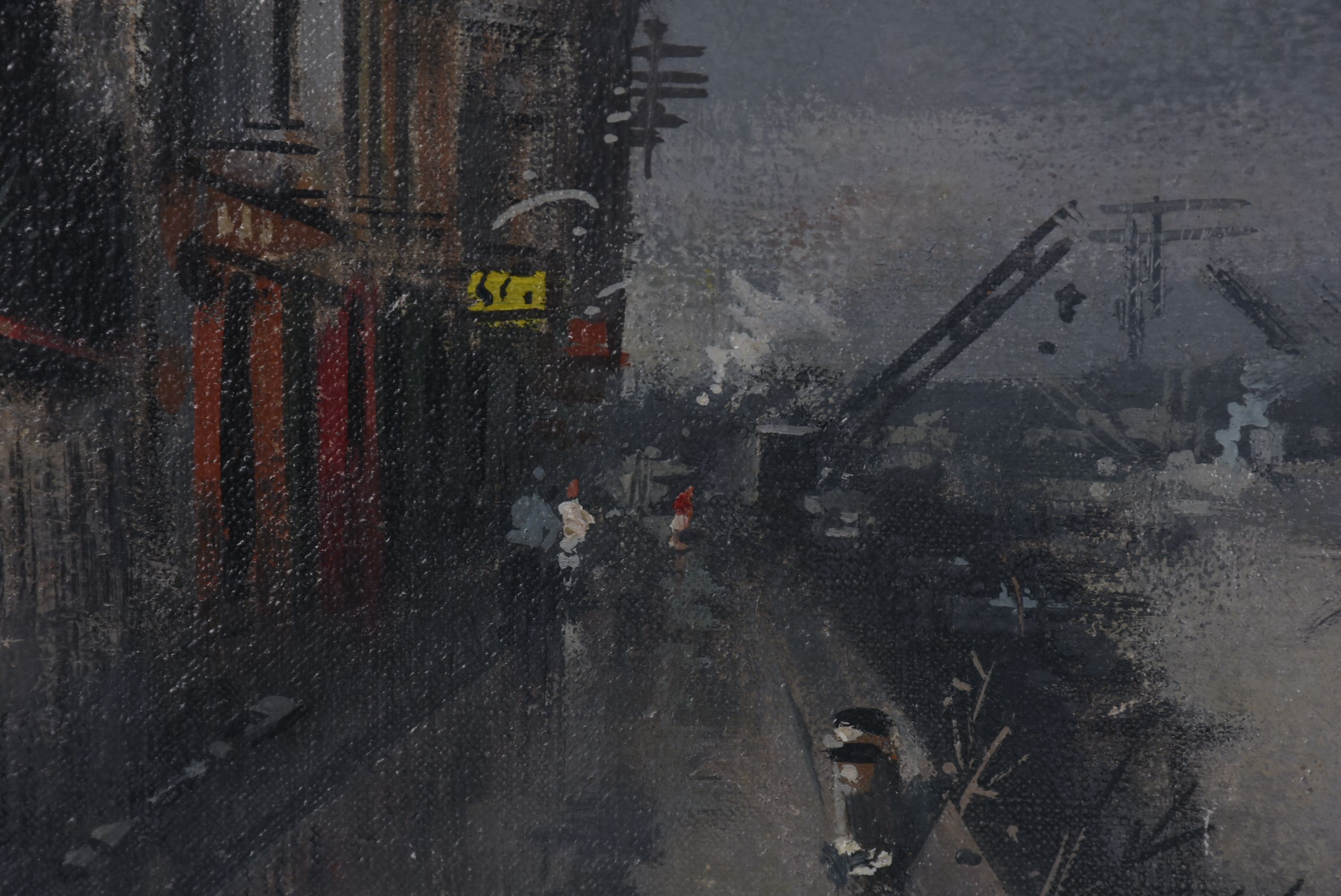 Gabriel Marc Louis Ferro Signed Oil Painting on Canvas