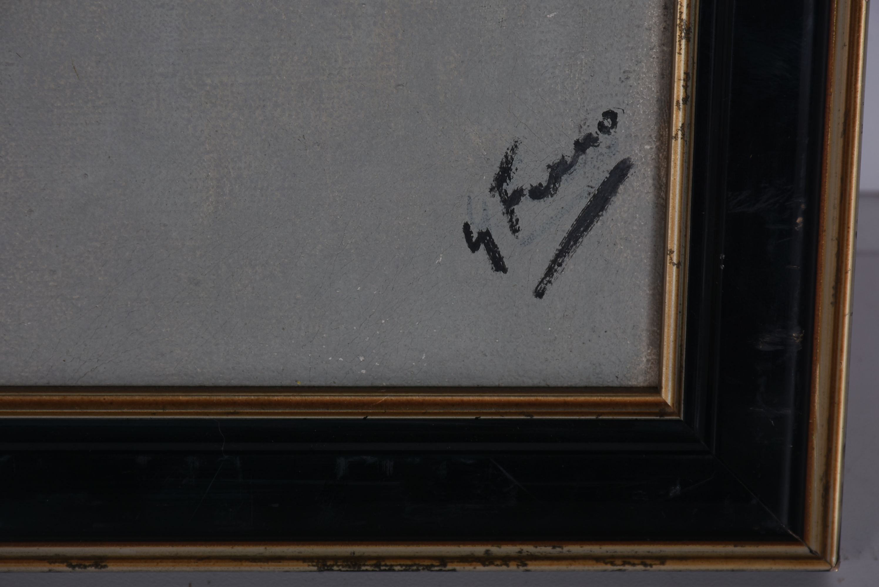 Gabriel Marc Louis Ferro Signed Oil Painting on Canvas