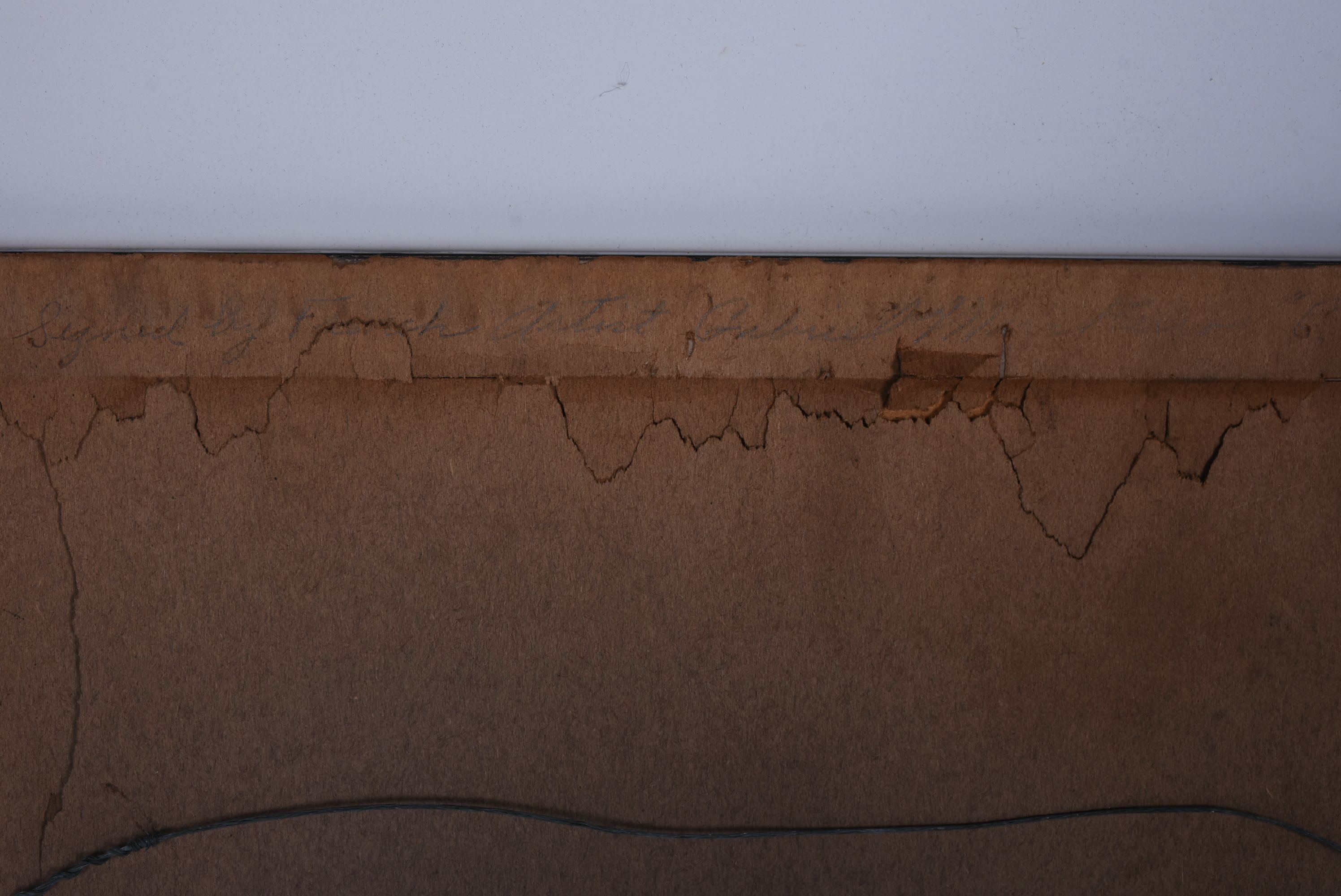 Gabriel Marc Louis Ferro Signed Oil Painting on Canvas