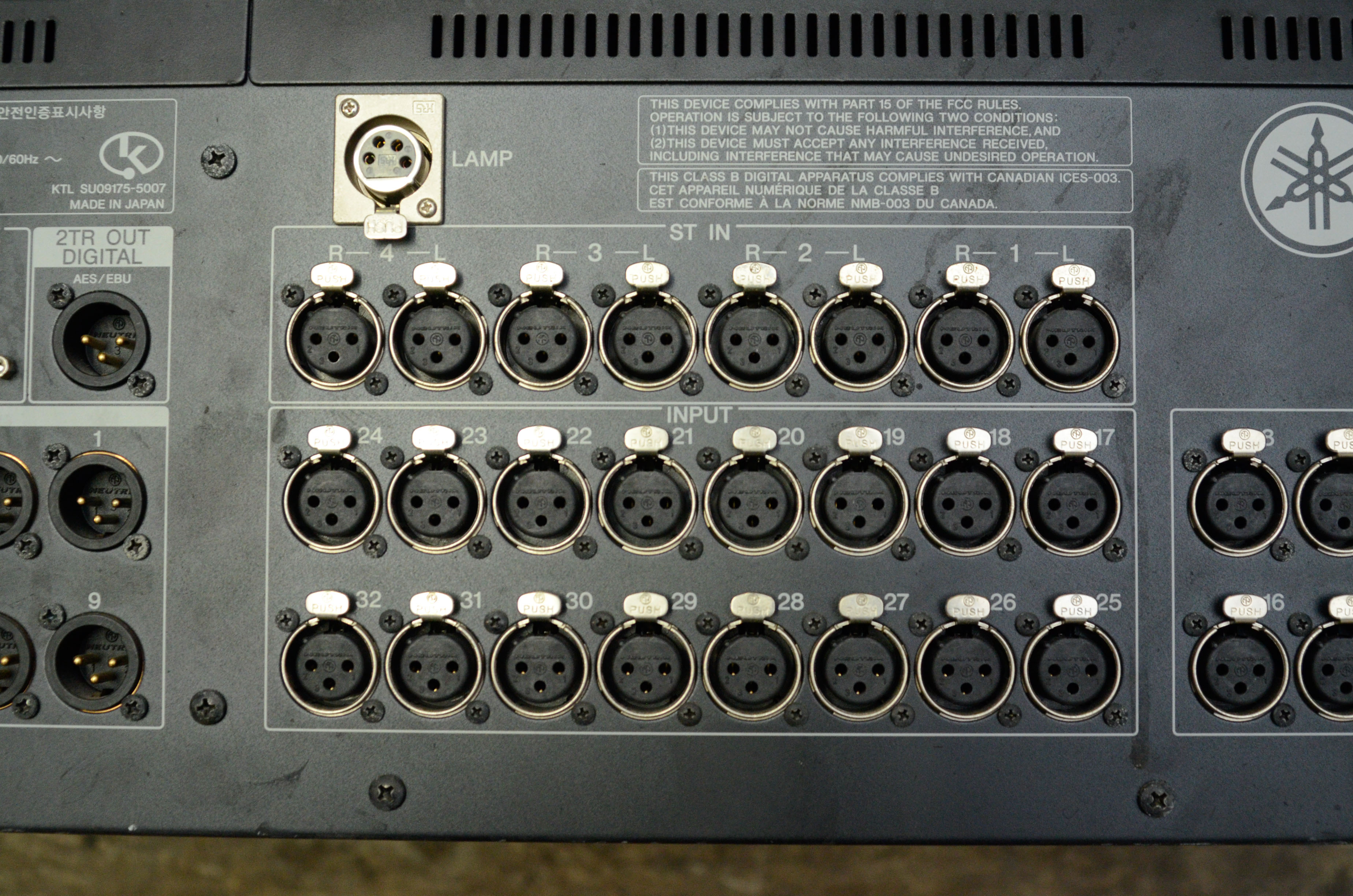 Yamaha M7CL-48 Soundboard